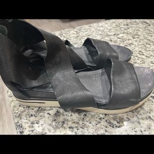 Eileen Fisher sandals. So comfy.